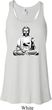 Ladies Yoga At Peace Buddha Flowy Racerback