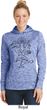 Ladies Yoga Black Sketch Ganesha Dry Wicking Hoodie