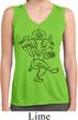 Ladies Yoga Black Sketch Ganesha Dry Wicking Sleeveless Shirt