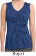 Ladies Yoga Black Sketch Ganesha Dry Wicking Sleeveless Shirt