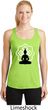 Ladies Yoga Buddha Lotus Pose Dry Wicking Racerback