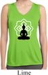 Ladies Yoga Buddha Lotus Pose Dry Wicking Sleeveless Shirt