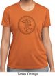 Ladies Yoga Circle Ganesha Black Print Moisture Wicking Shirt