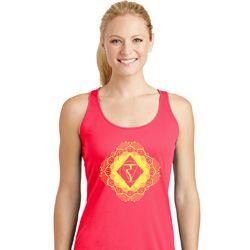 Ladies Yoga Diamond Manipura Dry Wicking Racerback