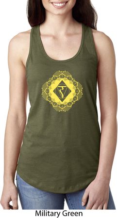 Ladies Yoga Diamond Manipura Ideal Racerback