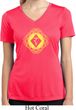 Ladies Yoga Diamond Manipura Moisture Wicking V-neck