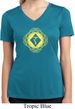Ladies Yoga Diamond Manipura Moisture Wicking V-neck