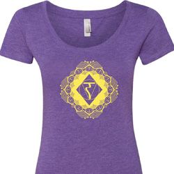 Ladies Yoga Diamond Manipura Scoop Neck