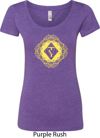 Ladies Yoga Diamond Manipura Scoop Neck