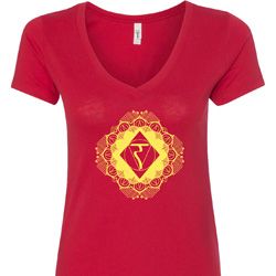 Ladies Yoga Diamond Manipura V-Neck