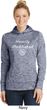 Ladies Yoga Heavily Meditated with OM Dry Wicking Hoodie