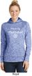 Ladies Yoga Heavily Meditated with OM Dry Wicking Hoodie