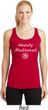 Ladies Yoga Heavily Meditated with OM Dry Wicking Racerback