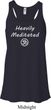 Ladies Yoga Heavily Meditated with OM Flowy Racerback