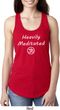 Ladies Yoga Heavily Meditated with OM Ideal Racerback