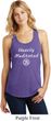 Ladies Yoga Heavily Meditated with OM Racerback Tanktop