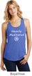 Ladies Yoga Heavily Meditated with OM Racerback Tanktop