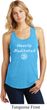 Ladies Yoga Heavily Meditated with OM Racerback Tanktop