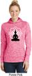 Ladies Yoga Hoodie Buddha Lotus Pose Dry Wicking Hoody