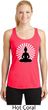 Ladies Yoga Meditating Buddha Dry Wicking Racerback