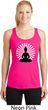 Ladies Yoga Meditating Buddha Dry Wicking Racerback