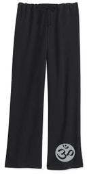 Ladies Yoga Pant With OM Leg Print
