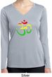 Ladies Yoga Rasta Aum Dry Wicking Long Sleeve V-neck