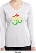 Ladies Yoga Rasta Aum Dry Wicking Long Sleeve V-neck