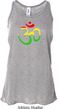 Ladies Yoga Rasta Aum Flowy Racerback