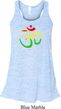 Ladies Yoga Rasta Aum Flowy Racerback
