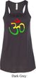 Ladies Yoga Rasta Aum Flowy Racerback