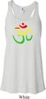 Ladies Yoga Rasta Aum Flowy Racerback