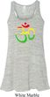 Ladies Yoga Rasta Aum Flowy Racerback