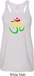 Ladies Yoga Rasta Aum Flowy Racerback