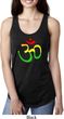 Ladies Yoga Rasta Aum Ideal Racerback