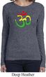 Ladies Yoga Rasta Aum Long Sleeve Shirt