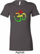 Ladies Yoga Rasta Aum Longer Length T-shirt