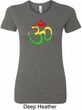 Ladies Yoga Rasta Aum Longer Length T-shirt