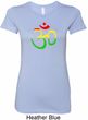 Ladies Yoga Rasta Aum Longer Length T-shirt