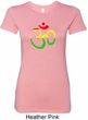 Ladies Yoga Rasta Aum Longer Length T-shirt