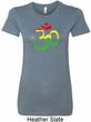 Ladies Yoga Rasta Aum Longer Length T-shirt