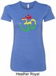 Ladies Yoga Rasta Aum Longer Length T-shirt