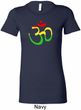 Ladies Yoga Rasta Aum Longer Length T-shirt