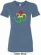 Ladies Yoga Rasta Aum Longer Length T-shirt