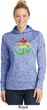 Ladies Yoga Rasta Aum Moisture Wicking Hoodie