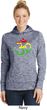 Ladies Yoga Rasta Aum Moisture Wicking Hoodie