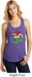 Ladies Yoga Rasta Aum Racerback Tank Top