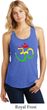 Ladies Yoga Rasta Aum Racerback Tank Top