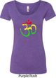 Ladies Yoga Rasta Aum Scoop Neck