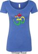 Ladies Yoga Rasta Aum Scoop Neck